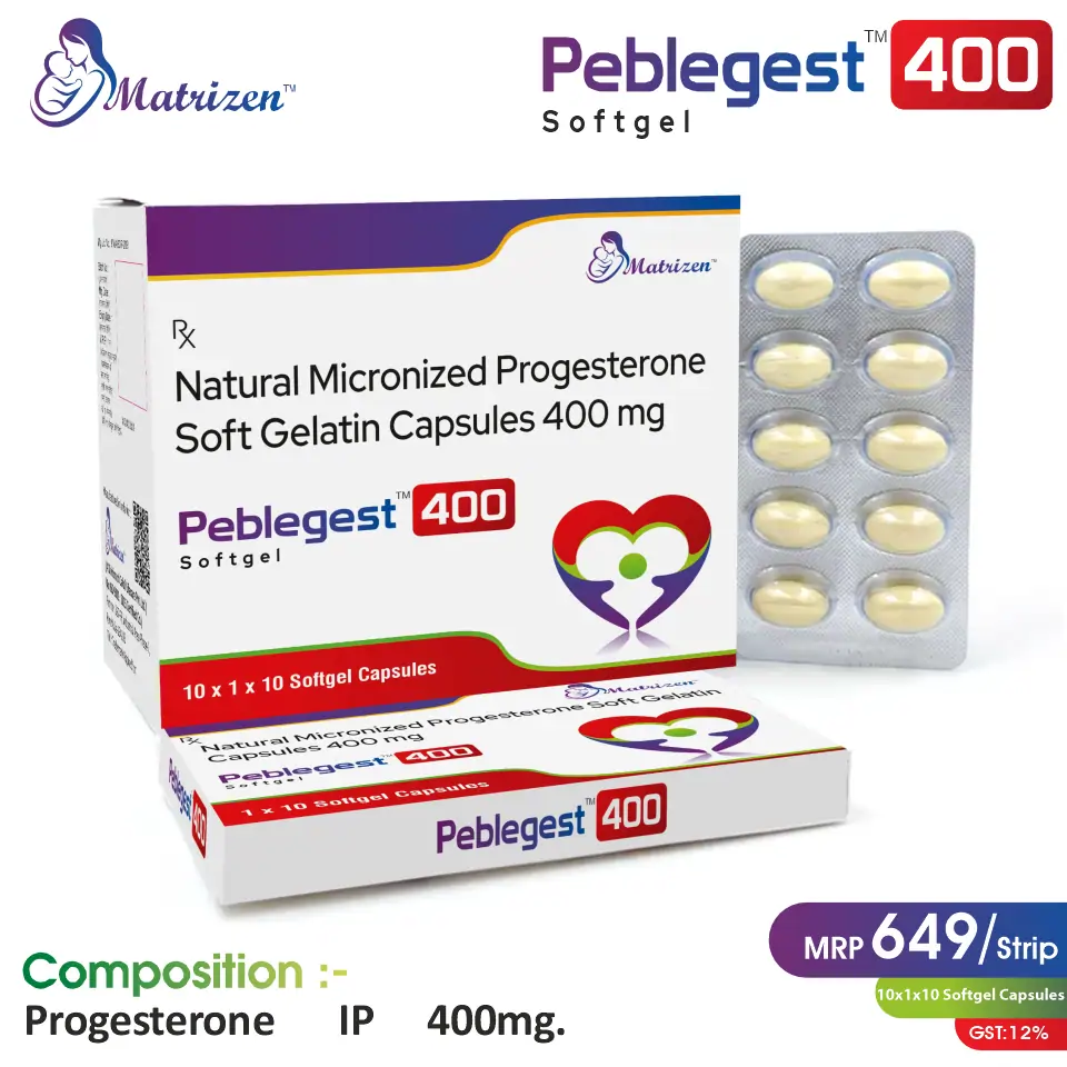 Progesterone Softgel Capsule at the best price in PCD Pharma Franchise for Hormone Replacement, Menstrual and Menopausal Support.